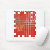 ホット春、ARレッドタイル中央Aveギフト マウスパッド (マウス)