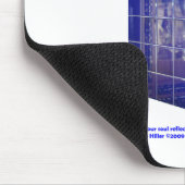 ホット春、AR BlueTile反射ギフトアパレル マウスパッド (コーナー)