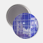 ホット春、AR BlueTile反射ギフトアパレル マグネット (正面/裏面)