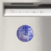 ホット春、AR BlueTile反射ギフトアパレル マグネット (インサイチュ (食洗機))