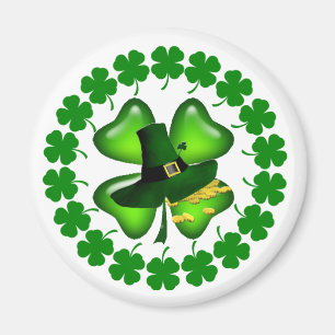 ホット春St patricks dayパレード マグネット