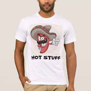 ホット物おもしろいホットティTシャツ Tシャツ