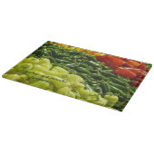 ホット物ペッパーソナライズされたパーズネームグラス カッティングボード (角)