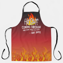 ホット物来ズスルーおもしろいシェフ&カスタム エプロン