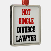 ホット独身の離婚弁護士 メタルオーナメント (右)