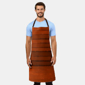 ホット白熱［赤熱］光を放つ物 エプロン (着用した状態)