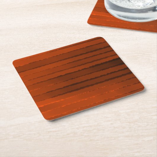 ホット白熱［赤熱］光を放つ物 スクエアペーパーコースター (アングル)