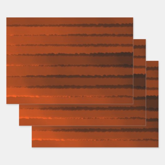 ホット白熱［赤熱］光を放つ物 ラッピングペーパーシート (セット)