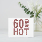 ホット60誕生日 ポストカード (スタンド正面)