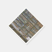 ホット、ただし移動しない スタンダードカクテルナプキン (角)