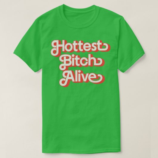ホット・アライブ Tシャツ (デザイン正面)
