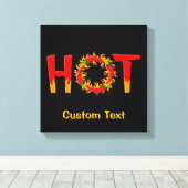 ホット キャンバスプリント (インサイチュ (ウッドフロア))