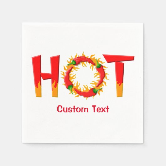 ホット スタンダードカクテルナプキン (正面)