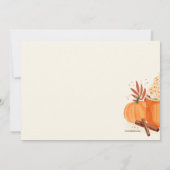 ホット&スパイシー招待状 招待状 (裏面)