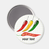 ホット・チリー マグネット (正面/裏面)