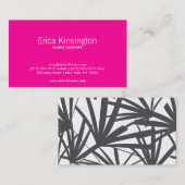 ホット・トロピカル・ビジネス・カード 名刺 (正面/裏面)