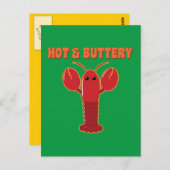 ホット&バタリーロブスターはがき ポストカード (正面/裏面)