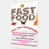 「ホット&ビジ笑わされるネス・プロモーション」 アクリルサイン (傾斜)