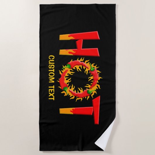 ホット ビーチタオル (正面)