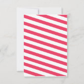 ホット·ピンク·ブック·バースデー·パーテ読ィーの招待状 招待状 (裏面)