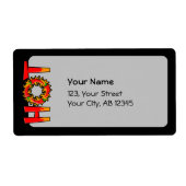 ホット ラベル (正面)