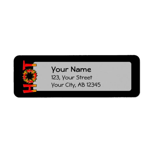 ホット ラベル (正面)