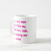 ホット、リッチ&ワイドアウェイクセラミックスコーヒーマグ コーヒーマグカップ (正面左)