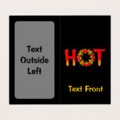 ホット 名刺 (外部フラット)