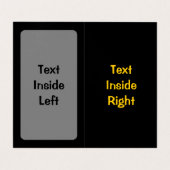 ホット 名刺 (内部フラット)