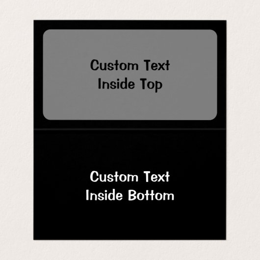 ホット 名刺 (内部フラット)