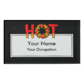 ホット 名札 (正面)