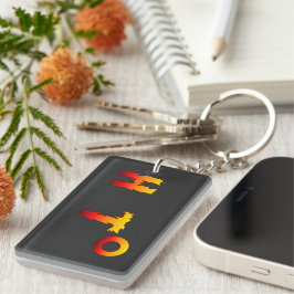 ホット |地球温暖化 キーホルダー