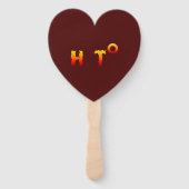 ホット |地球温暖化 ハンドファン (裏面)