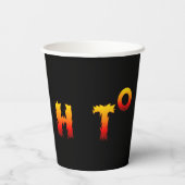 ホット |地球温暖化 紙コップ (裏面)