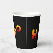 ホット |地球温暖化 紙コップ (右)