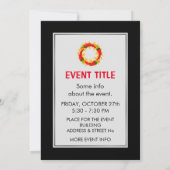 ホット 招待状 (裏面)