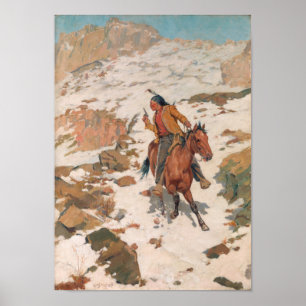 ホット・追求で – Charles Schreyvogel ポスター