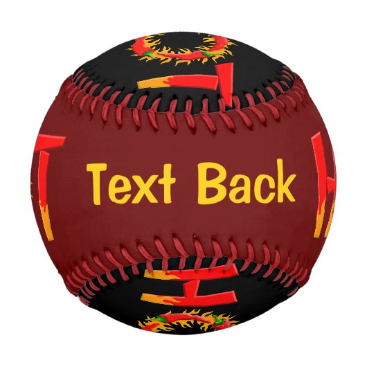 ホット 野球ボール (裏面)