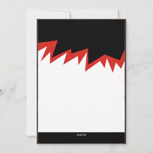 ホットBBQグリル 招待状 (裏面)