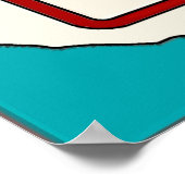 ホットNスパイシーゆでたザリガニの看板 ポスター (角)