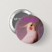 ホッパーは、かわいいandyouそれを知っています! 缶バッジ (正面&裏面)