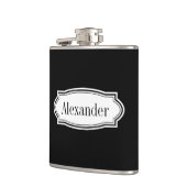 ホッパーソナライズされたク | 上品な贈り男性へ物 フラスク (左)
