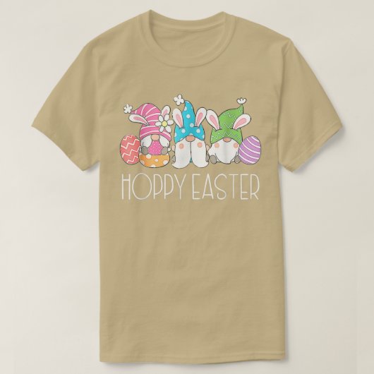 ホッピイースターおもしろい格言バニー春エッグイースター Tシャツ (デザイン正面)