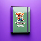 ホッピンのバニーパーソナライズされたビニール シール