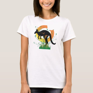 ホッピングのカンガルー Tシャツ
