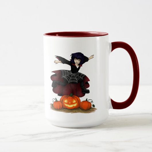 ホッピングヘイゼルのハロウィンマグ マグカップ (右)