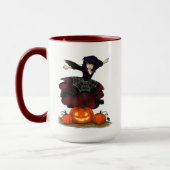 ホッピングヘイゼルのハロウィンマグ マグカップ (左)
