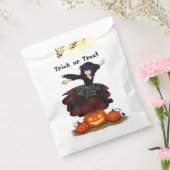 ホッピングヘーゼル・ハロウィンお菓子入れ袋 フェイバーバッグ (封をした状態)