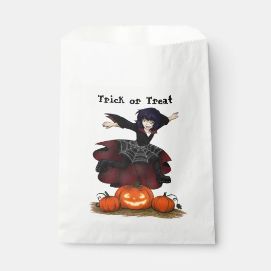ホッピングヘーゼル・ハロウィンお菓子入れ袋 フェイバーバッグ (正面)