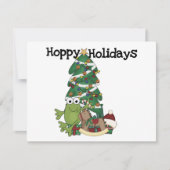 ホッピーなホリデーTシャツとギフト シーズンカード (正面)